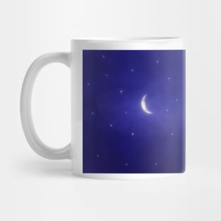 A cloudy night sky Mug